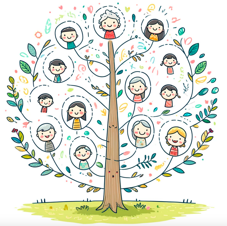 Activité : composer une famille imaginaire.