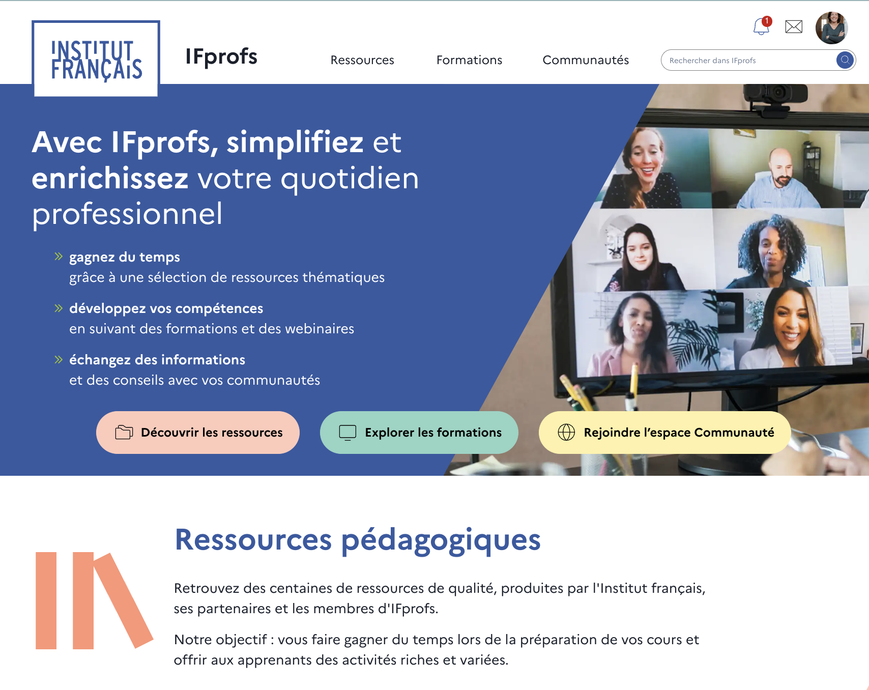 Nouveau site IFprofs