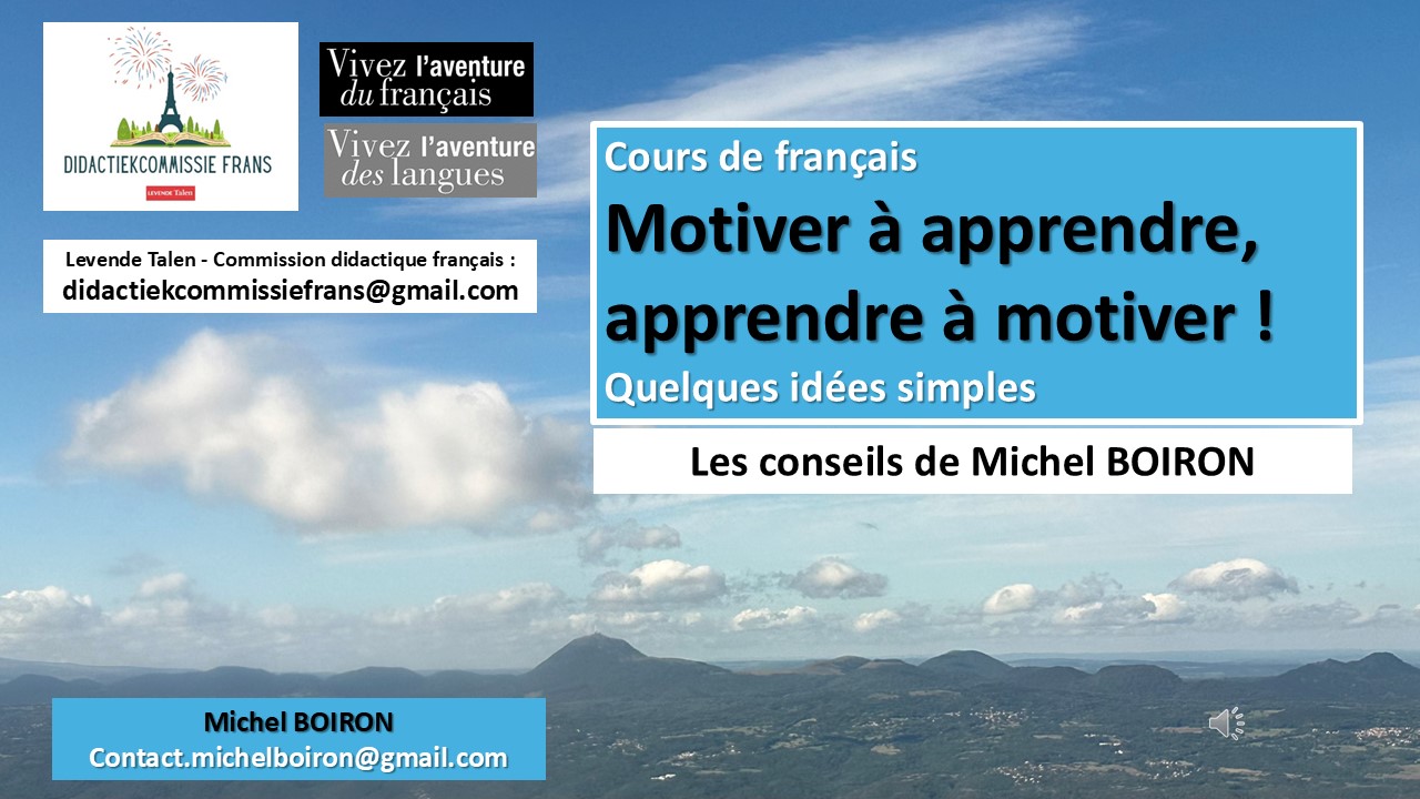 MICHEL BOIRON - MOTIVER A APPRENDRE