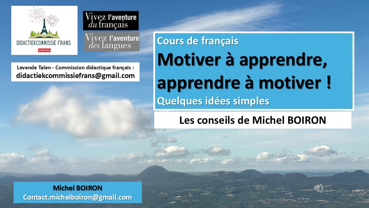 Motiver à apprendre - apprendre à motiver - Michel Boiron