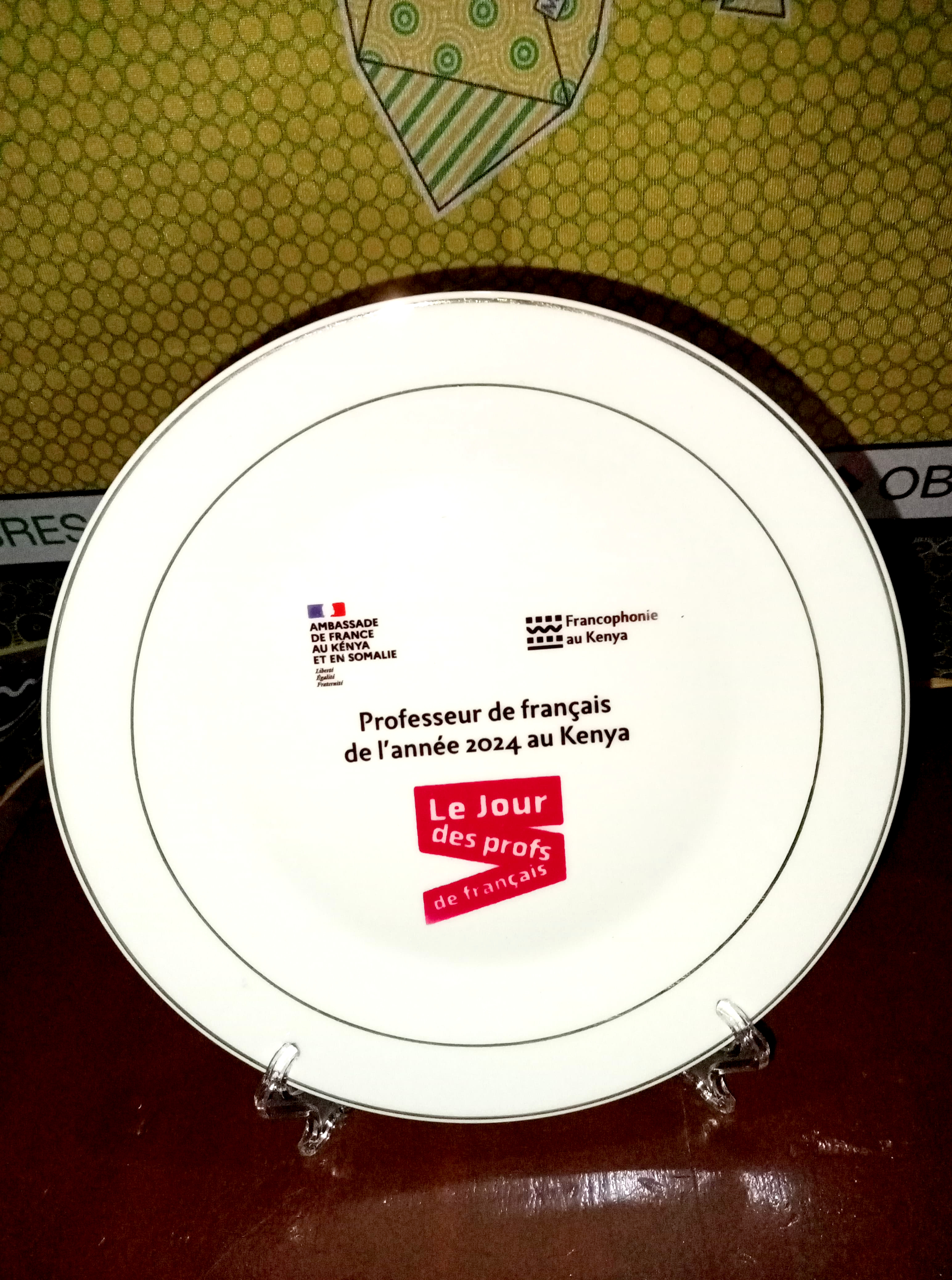 Prix du Professeur de français au Kenya 2024