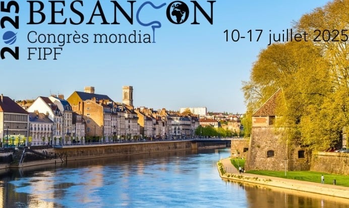 Besançon 2025 : congrès mondial de la FIPF du 10 au 17 juillet