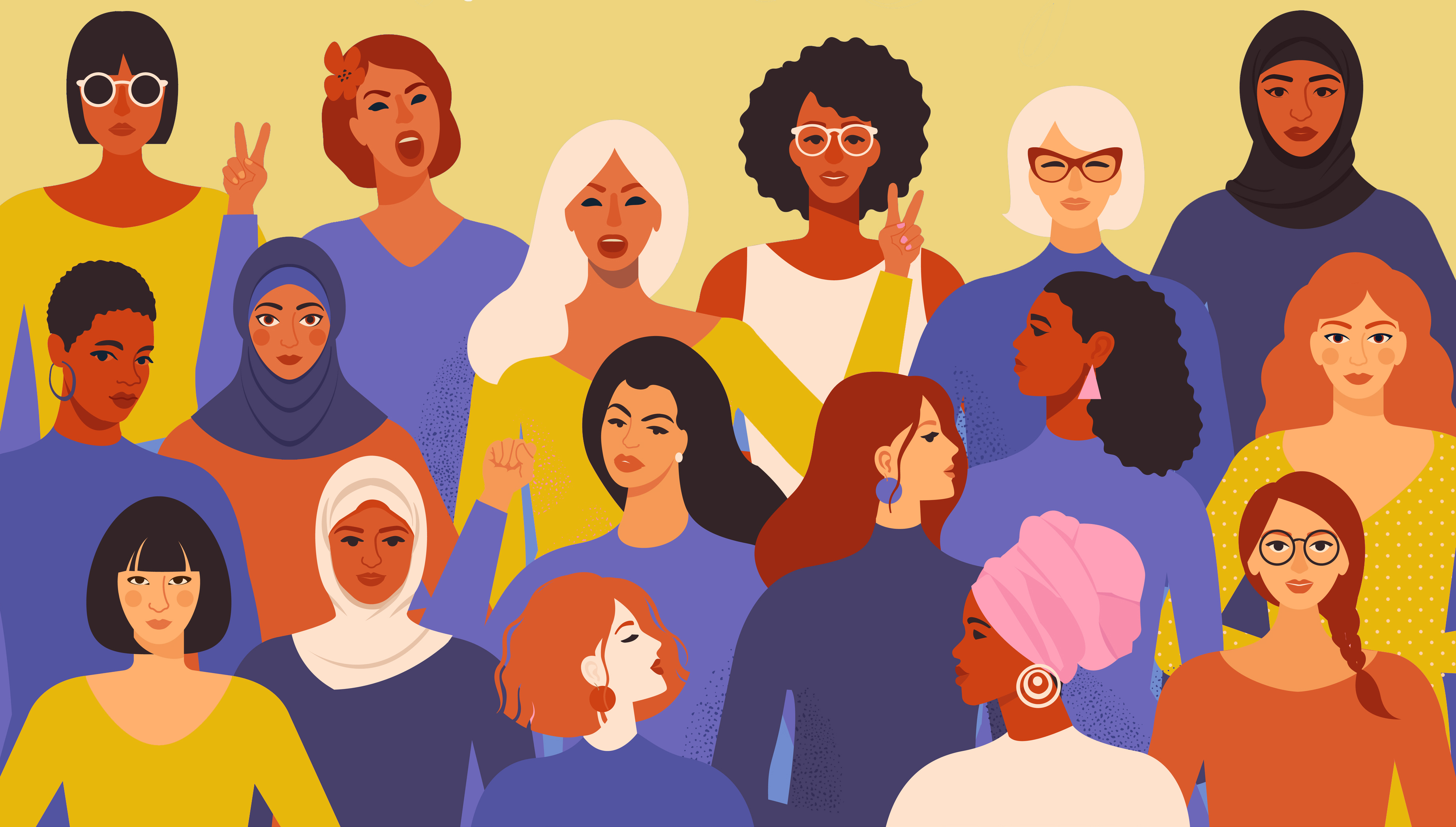 Illustration de femmes (diversité)