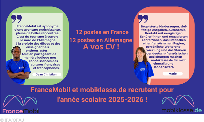 Appel à candidature France Mobil et Mobiklasse.de