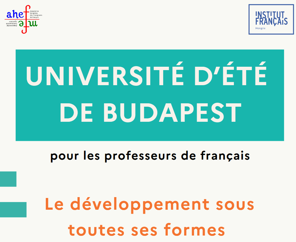 [30juin-3Juillet/ Budapest] Université d'été 