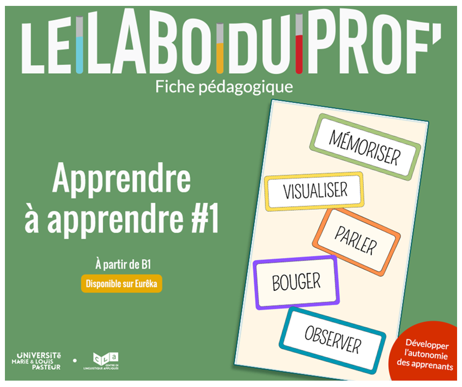 Le labo du prof - Apprendre à apprendre