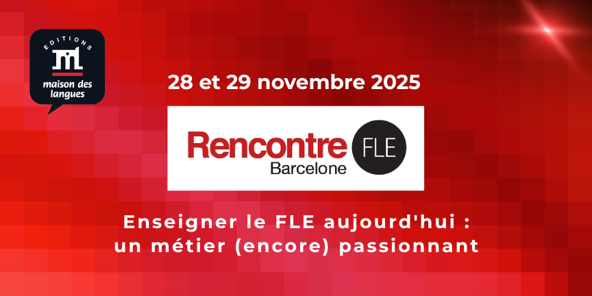 Affiche de la Rencontre FLE Barcelone 2025