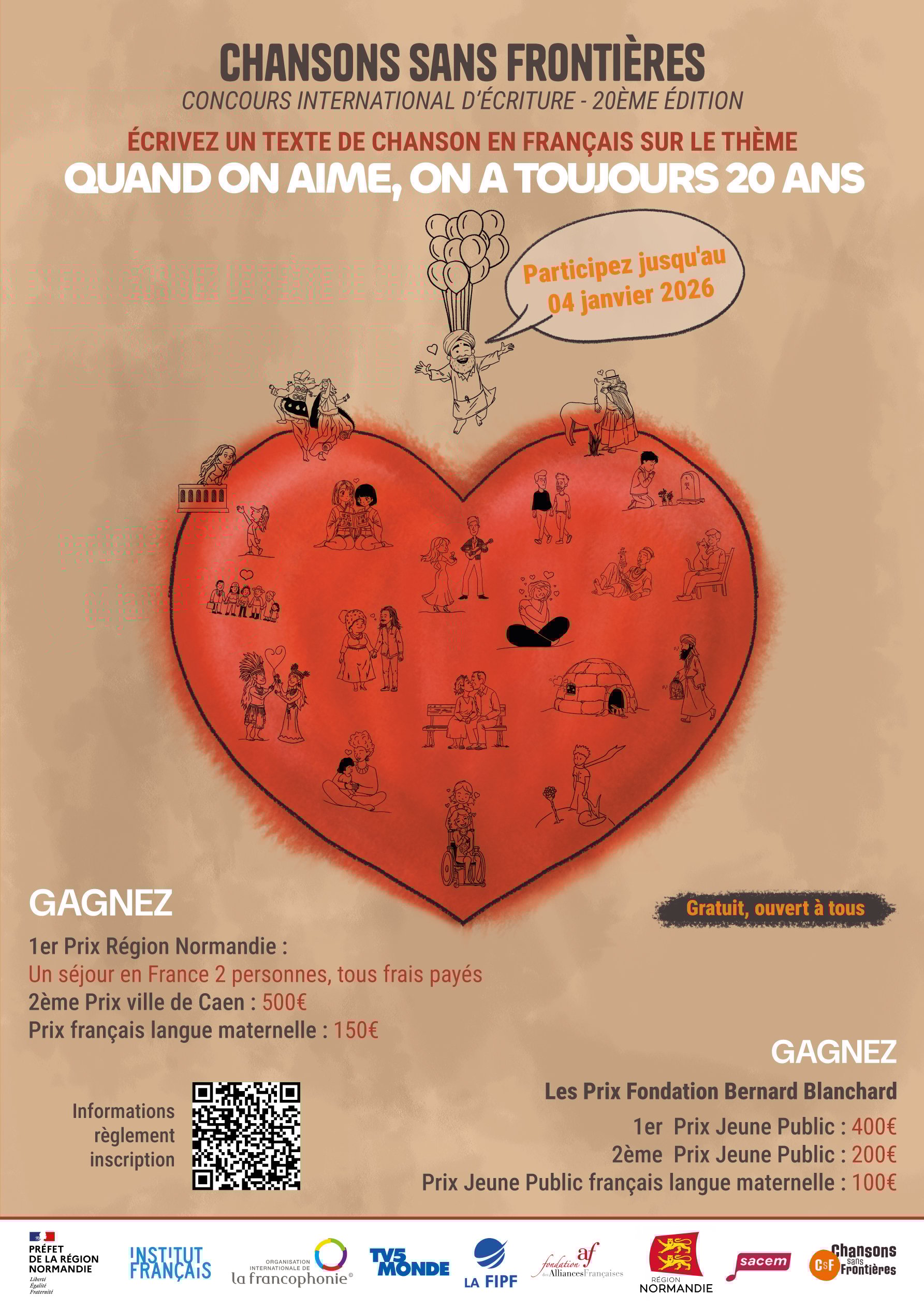 CSF#20, affiche concours d'écriture