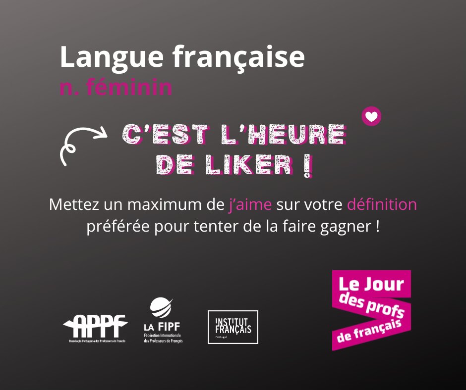 Jeu-concours #Définis-moi... Langue française