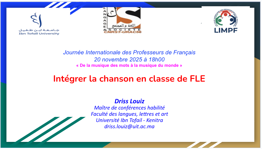 Journée Internationale des professeurs de français
