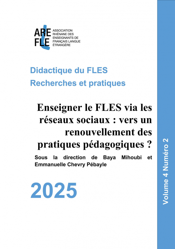 Parution Didactique du FLES Les réseaux sociaux et Varia