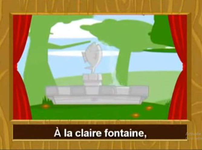 À la claire fontaine 
