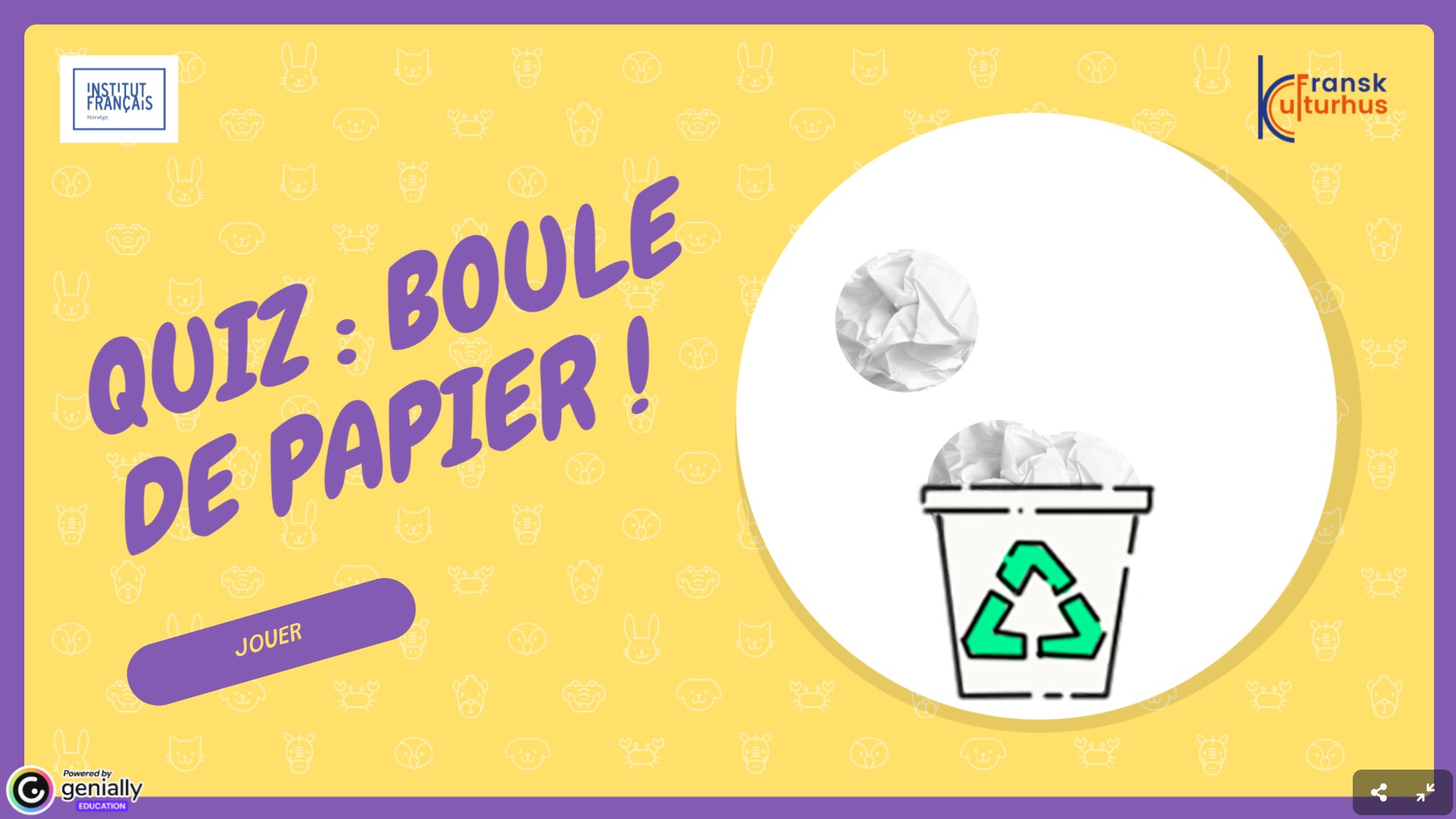 Quiz Boule de Papier