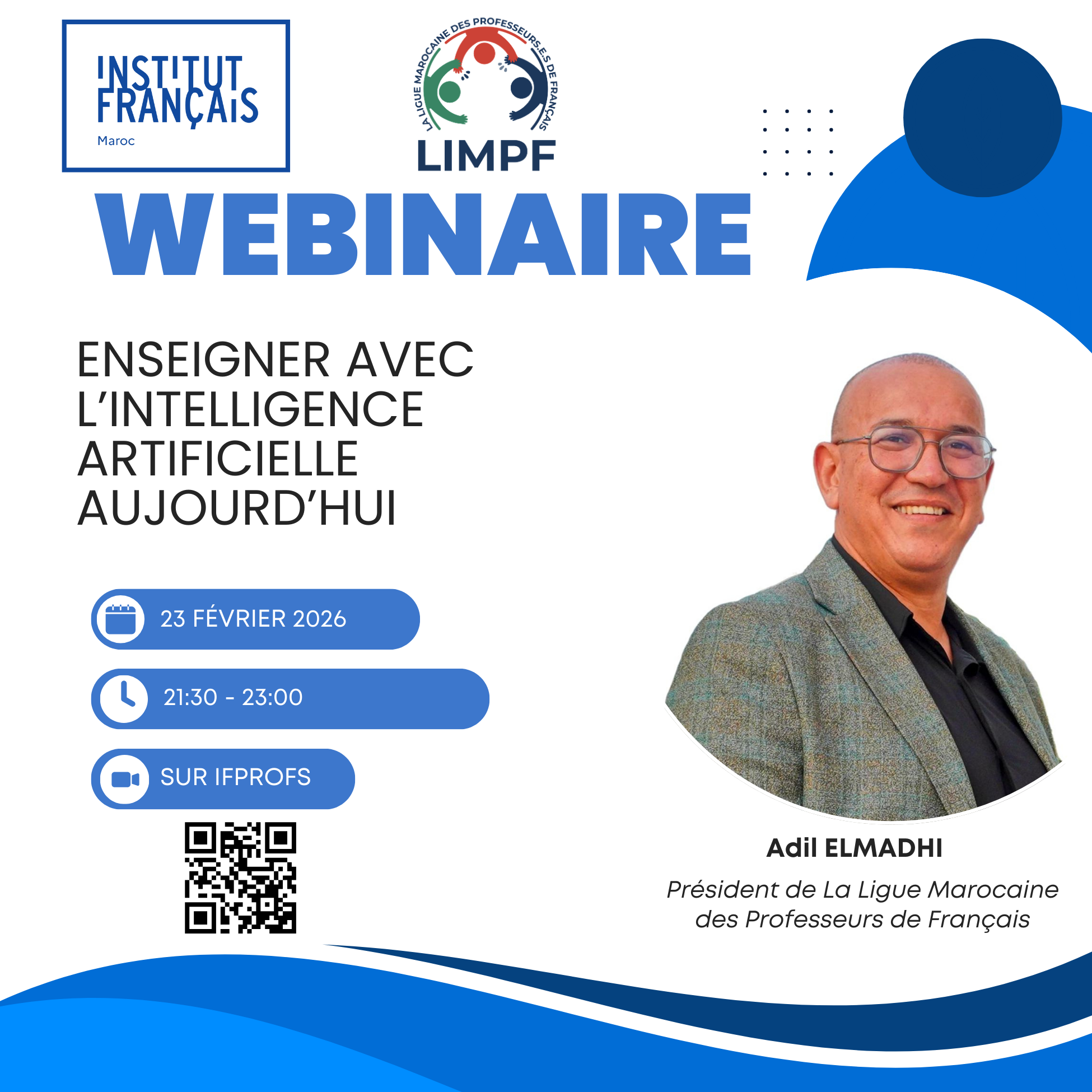 WEBINAIRE 1 –  Enseigner avec l’intelligence artificielle aujourd’hui