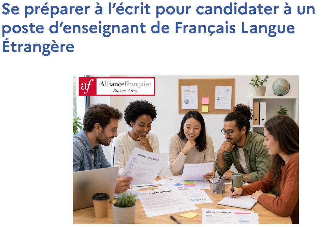 Lancement d'une formation MOOC pour se préparer à l'écrit pour candidater à un poste de prof de français