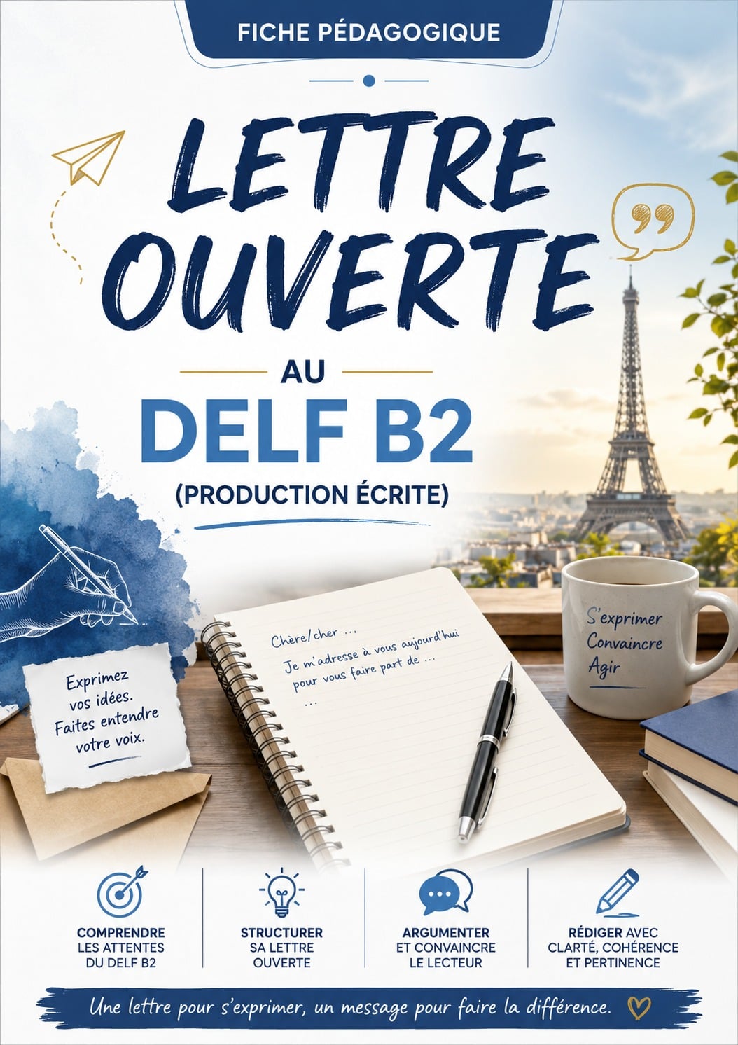 DELF B2 P.E. Lettre ouverte