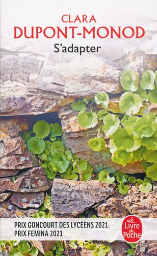 Couverture du roman de S'adapter de Clara Dupont-Monod