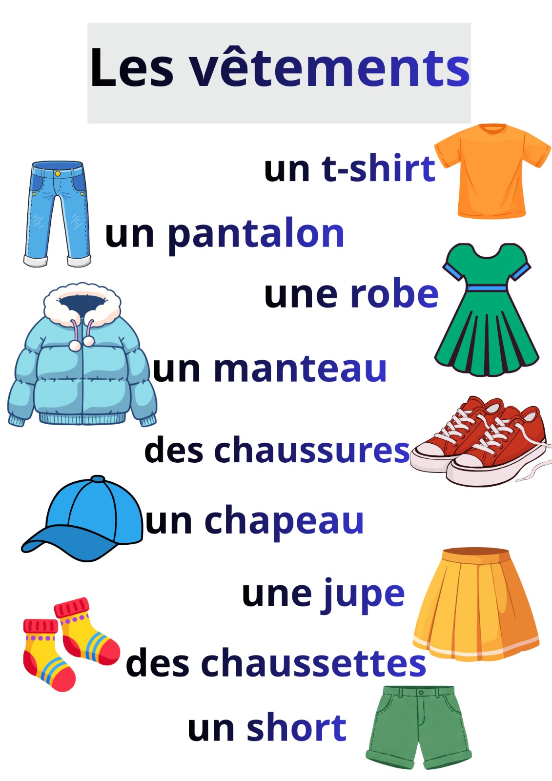 Les vêtements