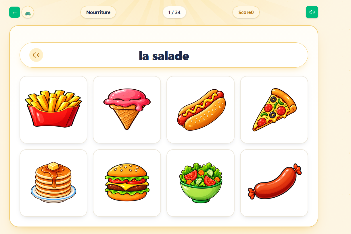Doigts rapides – jeu de vocabulaire interactif
