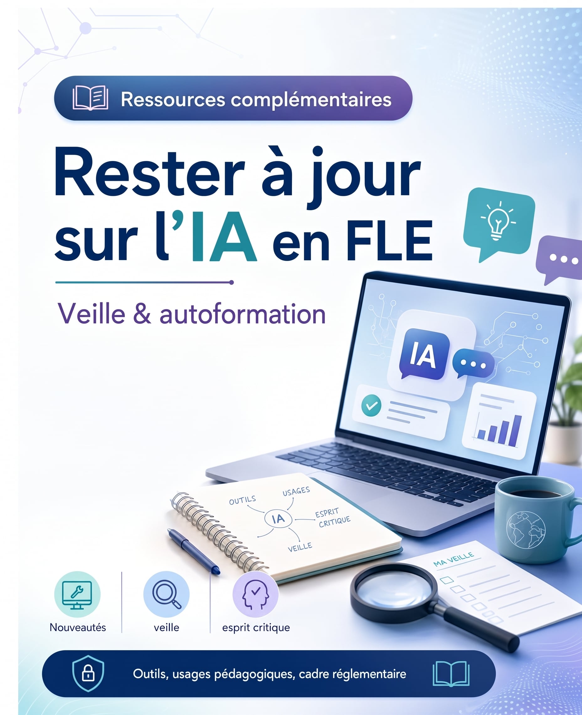 Illustration IA et veille en FLE