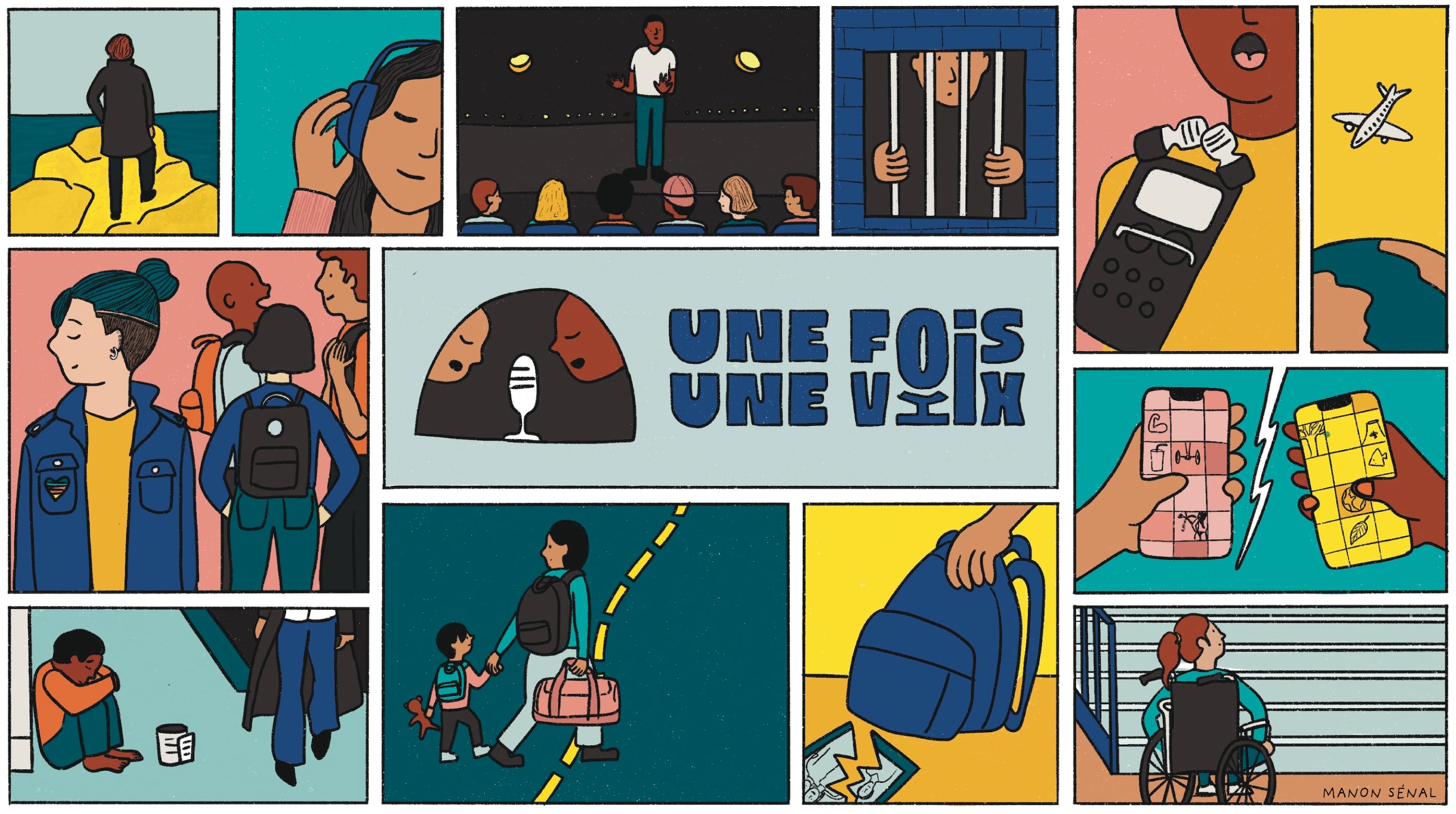 Visuel de l'édition 2026-2027 d'Une fois, une voix